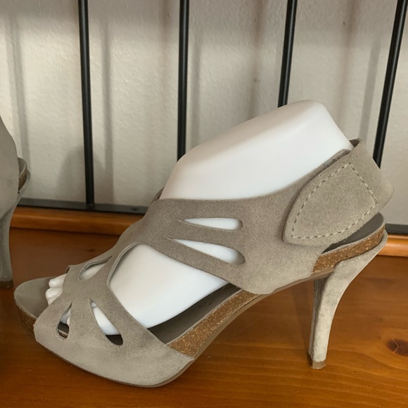Pedro Garcia Pamela Suede Slingback Sandals Size 38 US 8 - Picture 8 of 16